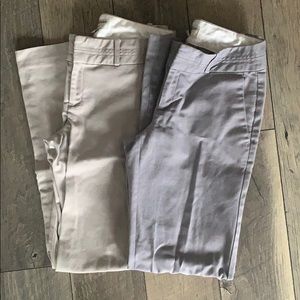 2 Pair Banana Republic dress pants Martin Fit 2R